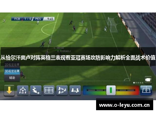 从恰尔汗奥卢对阵英格兰表现看亚冠赛场攻防影响力解析全面战术价值 从恰尔汗奥卢对阵英格兰表现看亚冠赛场攻防影响力解析全面战术价值